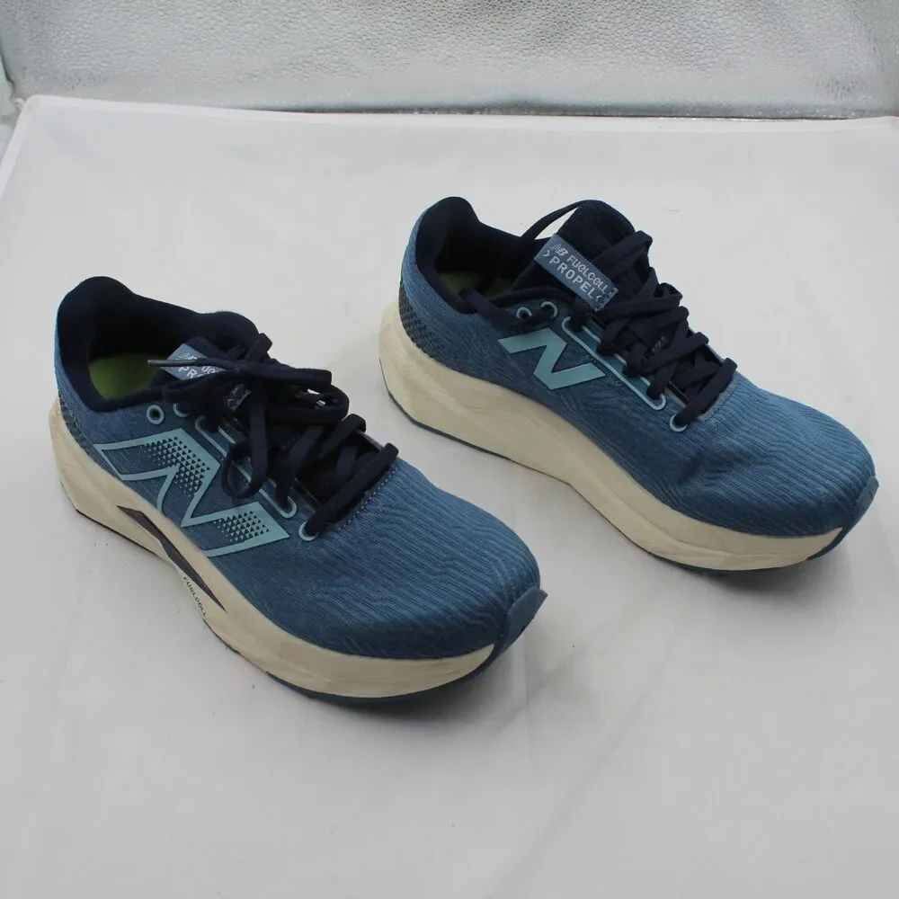 New Balance FuelCell Propel v5 Size 7 Women Running Gym Shoes Heron Blue Navy